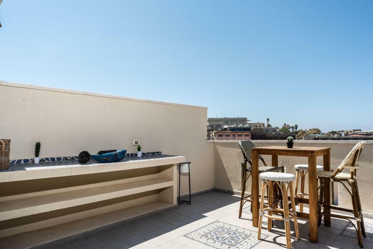 Duplex With Sea View Terrace Above The Flea Market Tel Aviv Ngoại thất bức ảnh